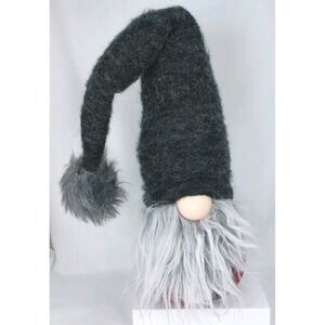 Hobby Lobby Gnome 22" Sand Weighted Plush Buffalo Plaid Body Decor